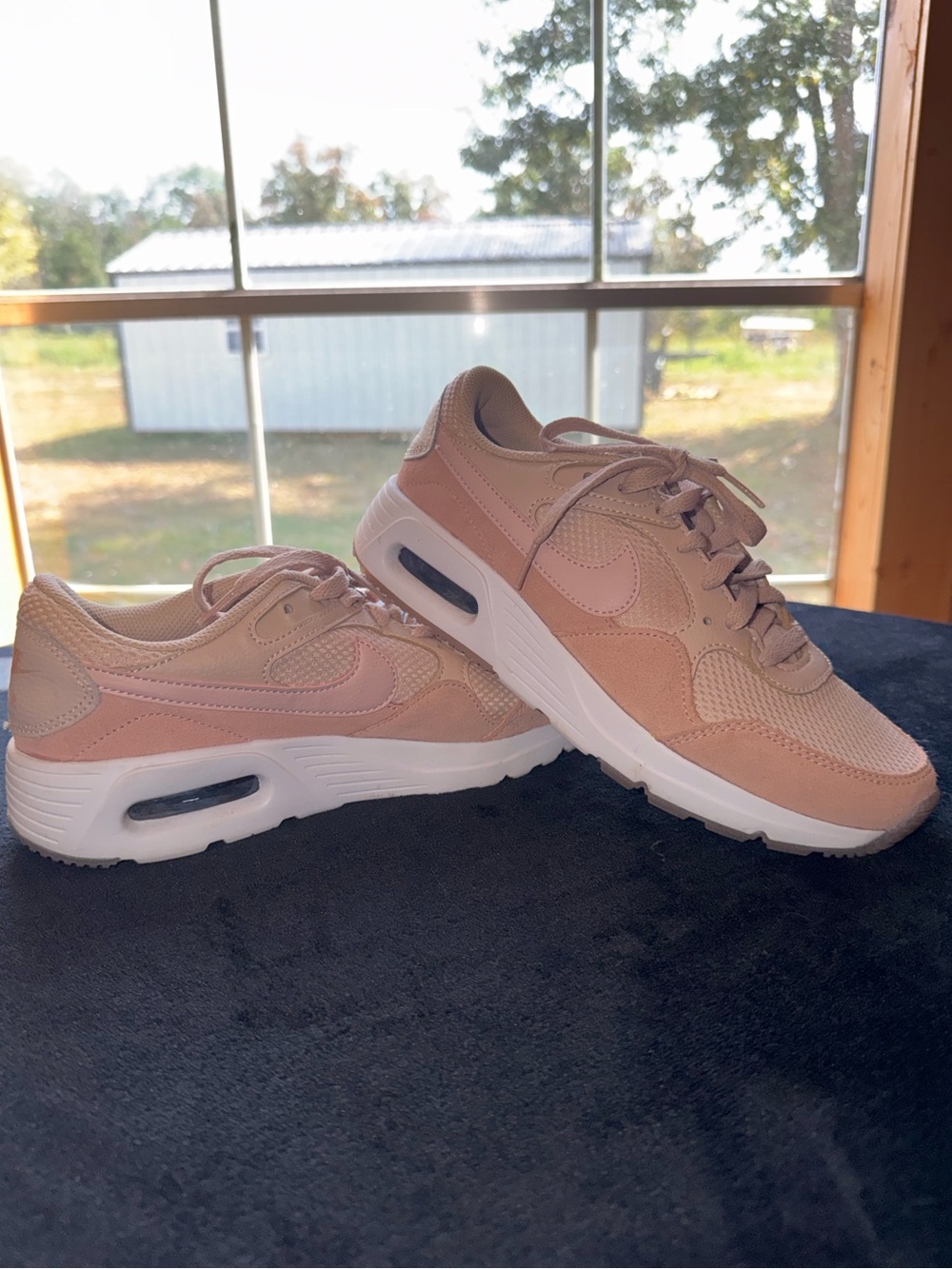 Nike Air MAX, pink and beige Women's Low Shoes